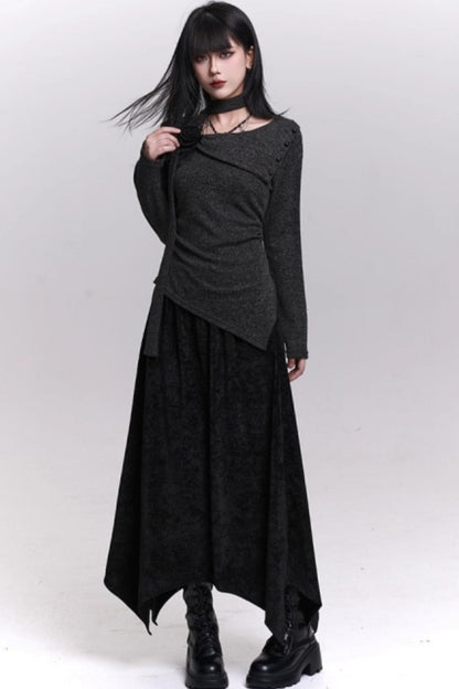Ghostly Knit Suit Skirt Set-Up