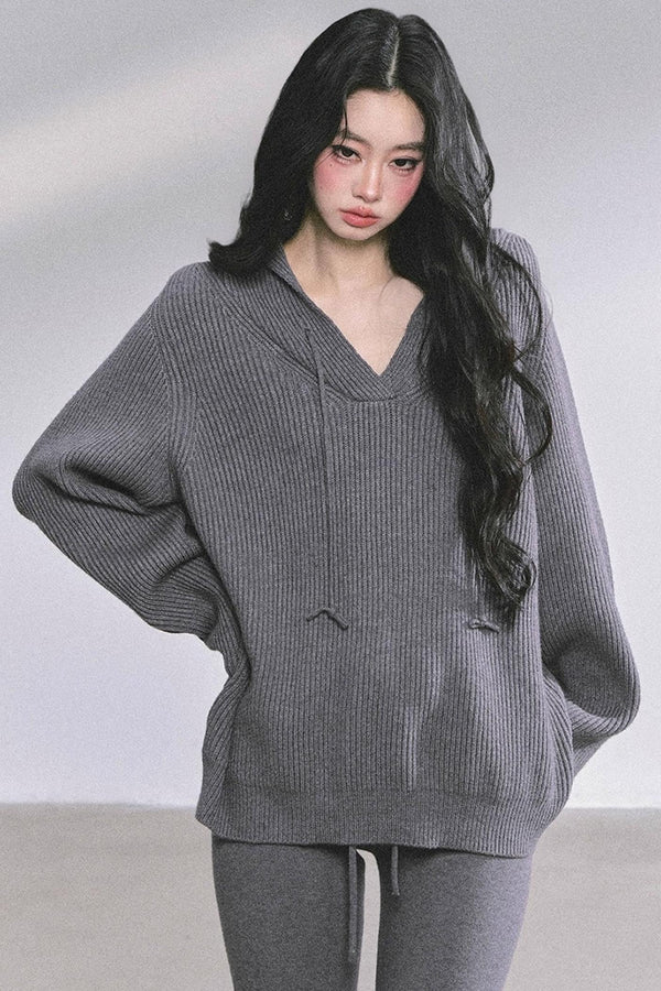 Lazy Style Knitted Suit Set-Up