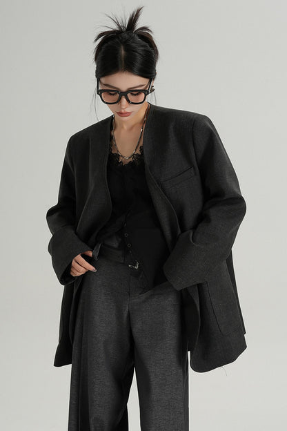 Loose Temperament Long Sleeve Blazer