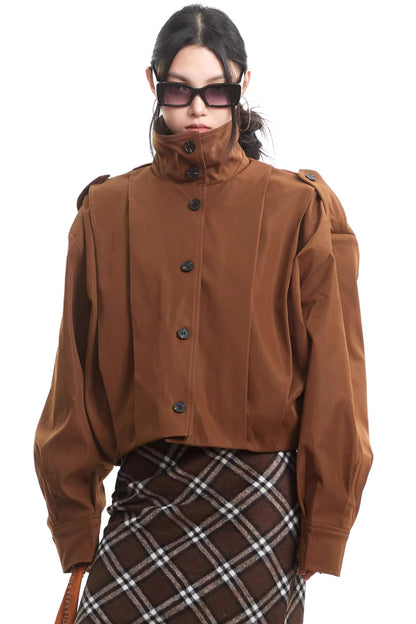 Retro Brown Autumn Jacket