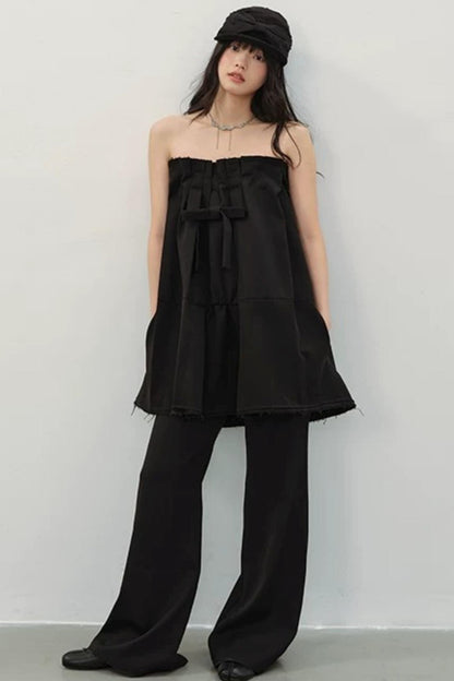 Midnight Love Bow Dress