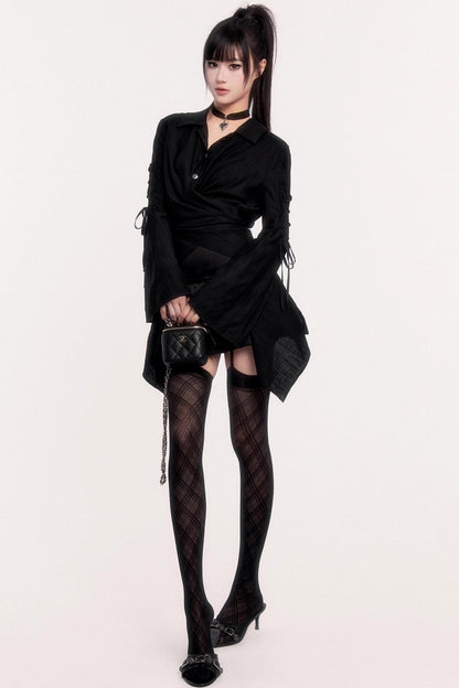 Romantic Halloween Flared Sleeve Shirt