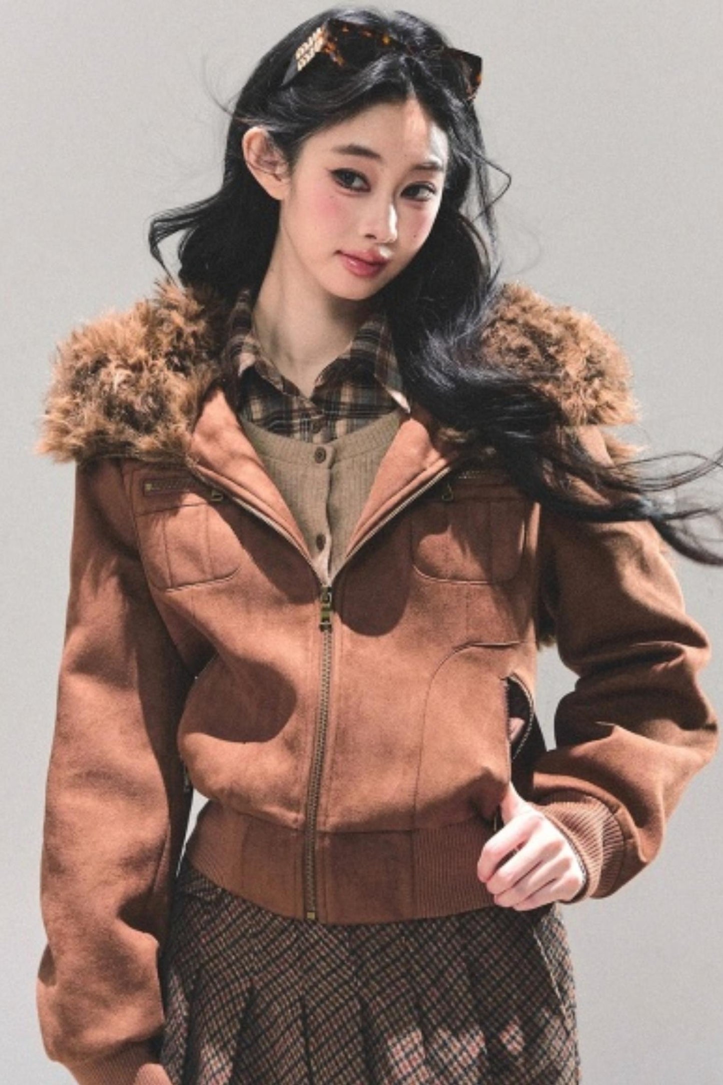 Floating Twilight Lamb Wool Coat