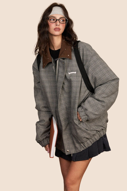 SpliceD Plaid Thickened Winter Jacket