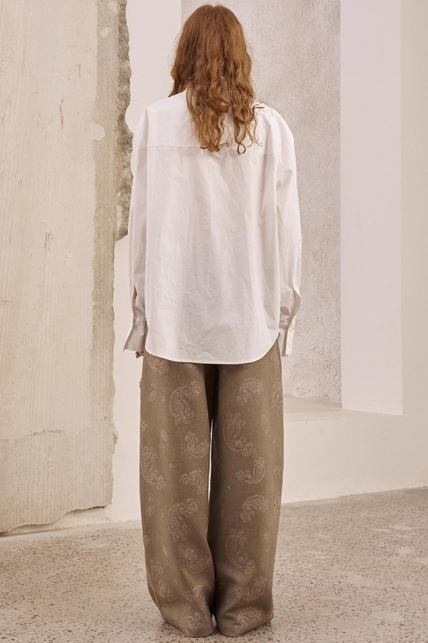 White Long-Sleeved Shirt