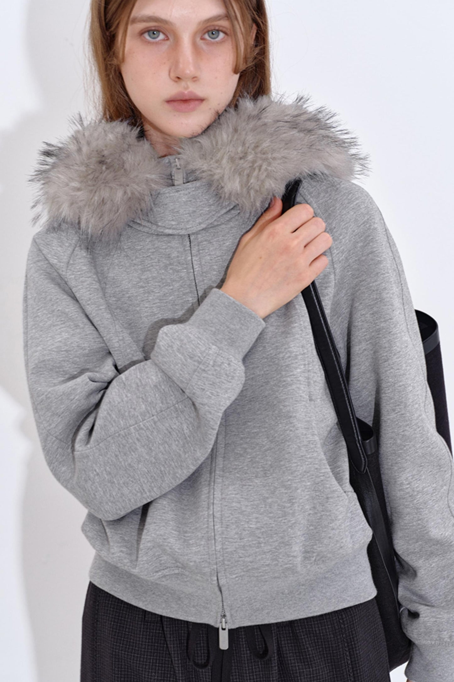 Windproof Fleece-Lined Hooded Jacket