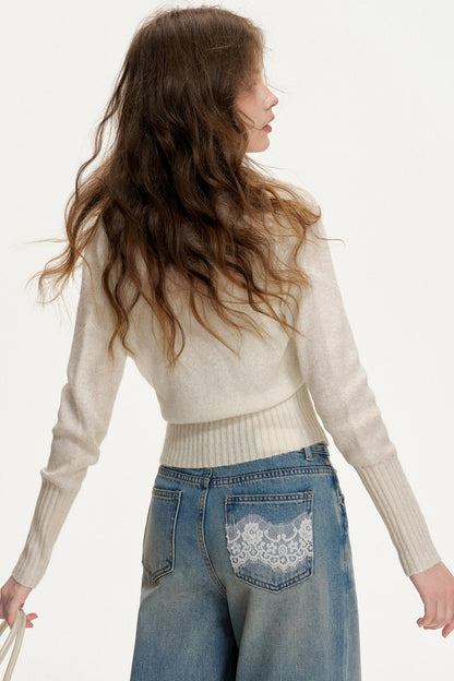 Romantic Encounter Wool Knit Sweater