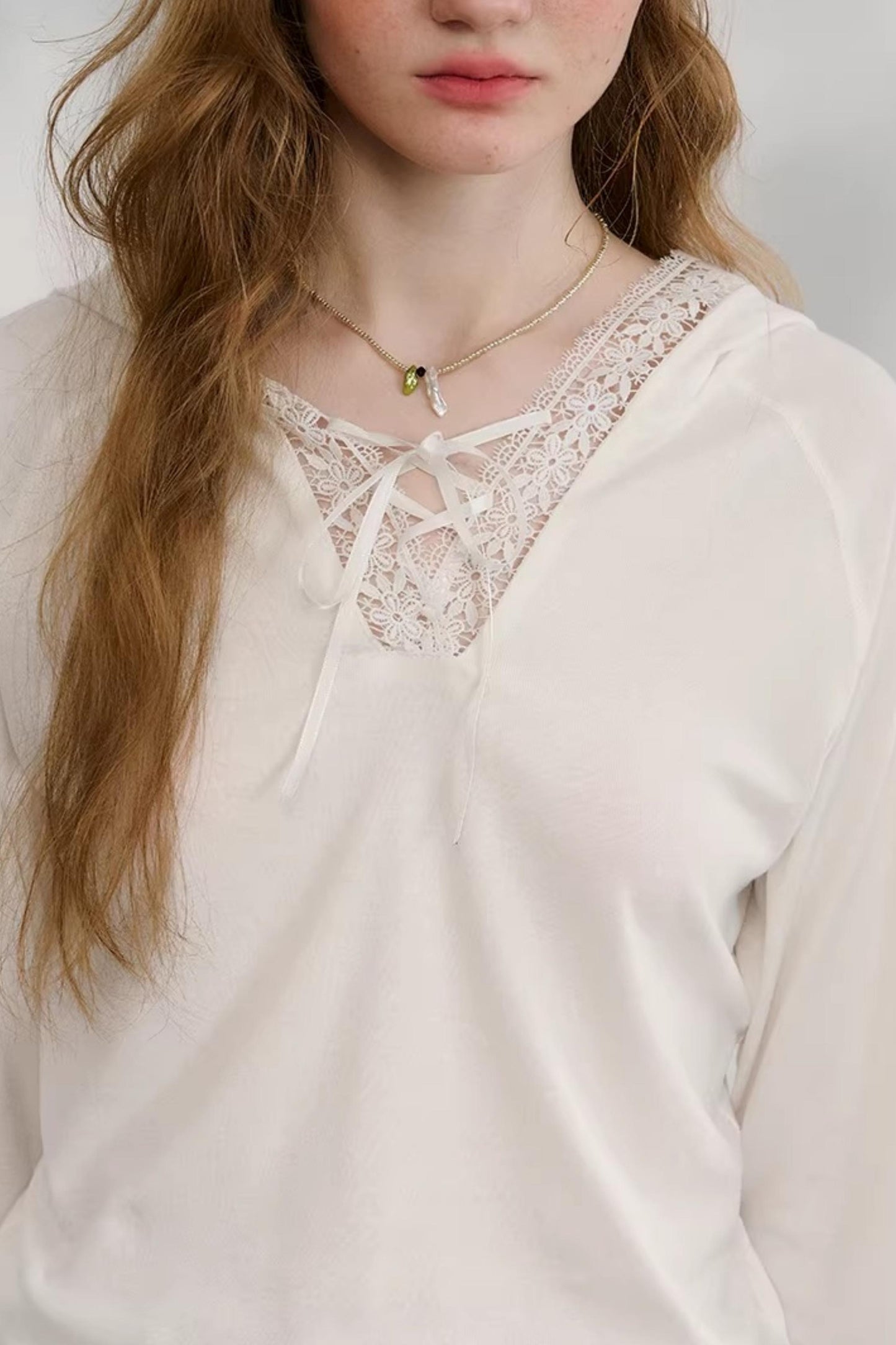 Morning Light Lace Knit Top