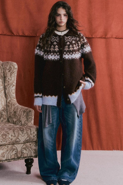 Knit Fake Collar Scarf