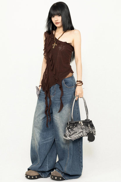 Summer Wide-Legged Trousers