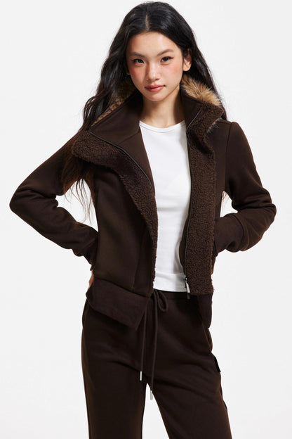 Autumn Fleece-Lined Jacket Set-Up