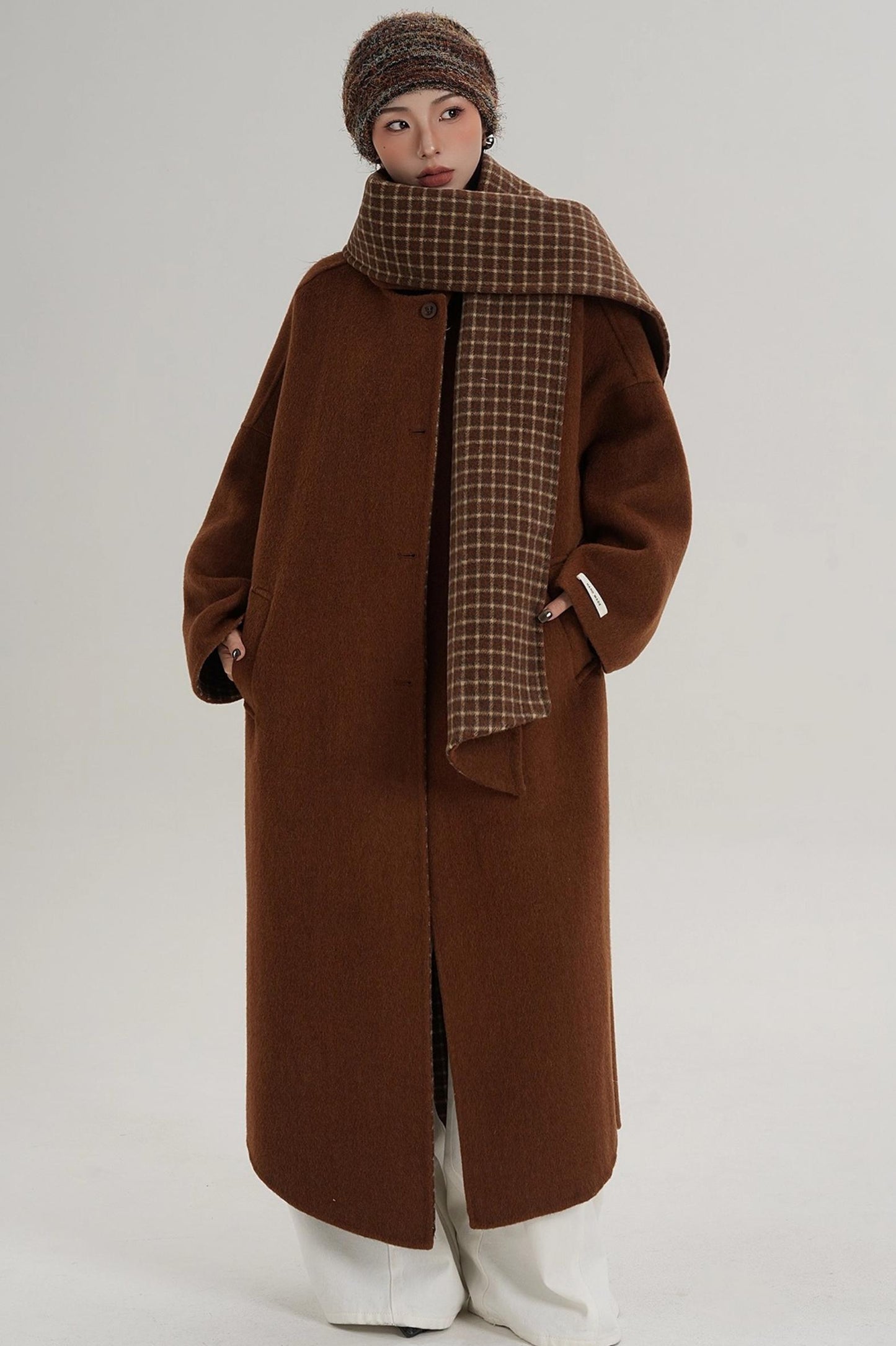 Classic Wool Tweed Coat