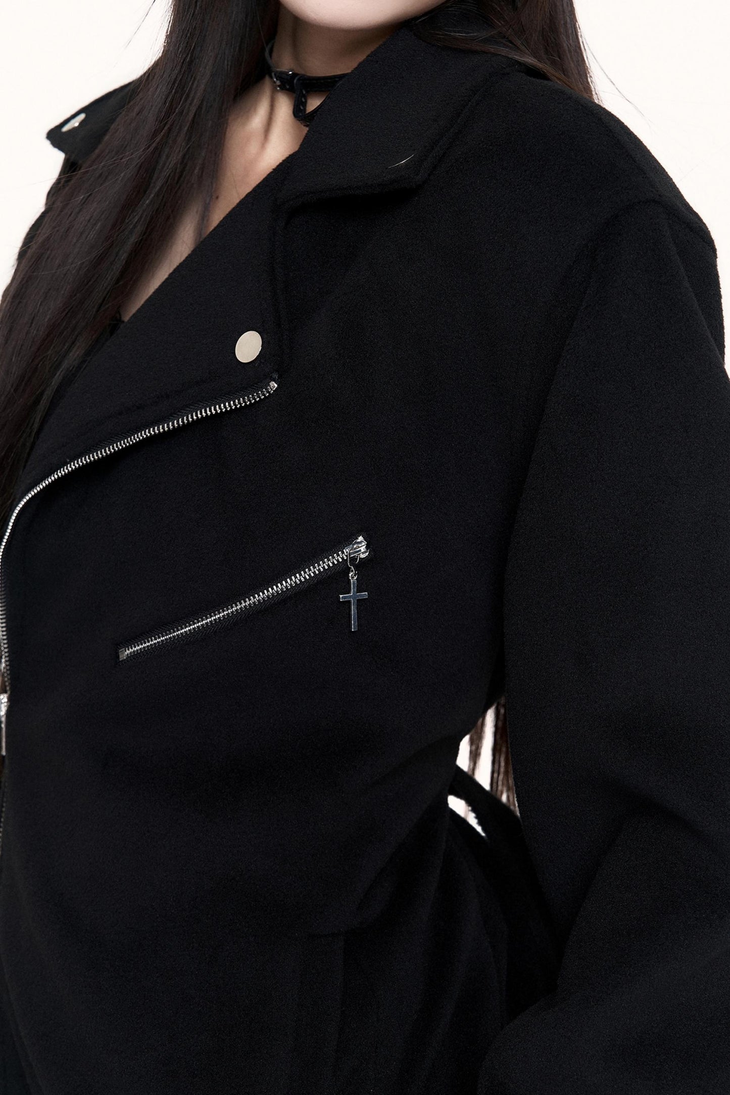 Hourglass Waist Woolen Jacket