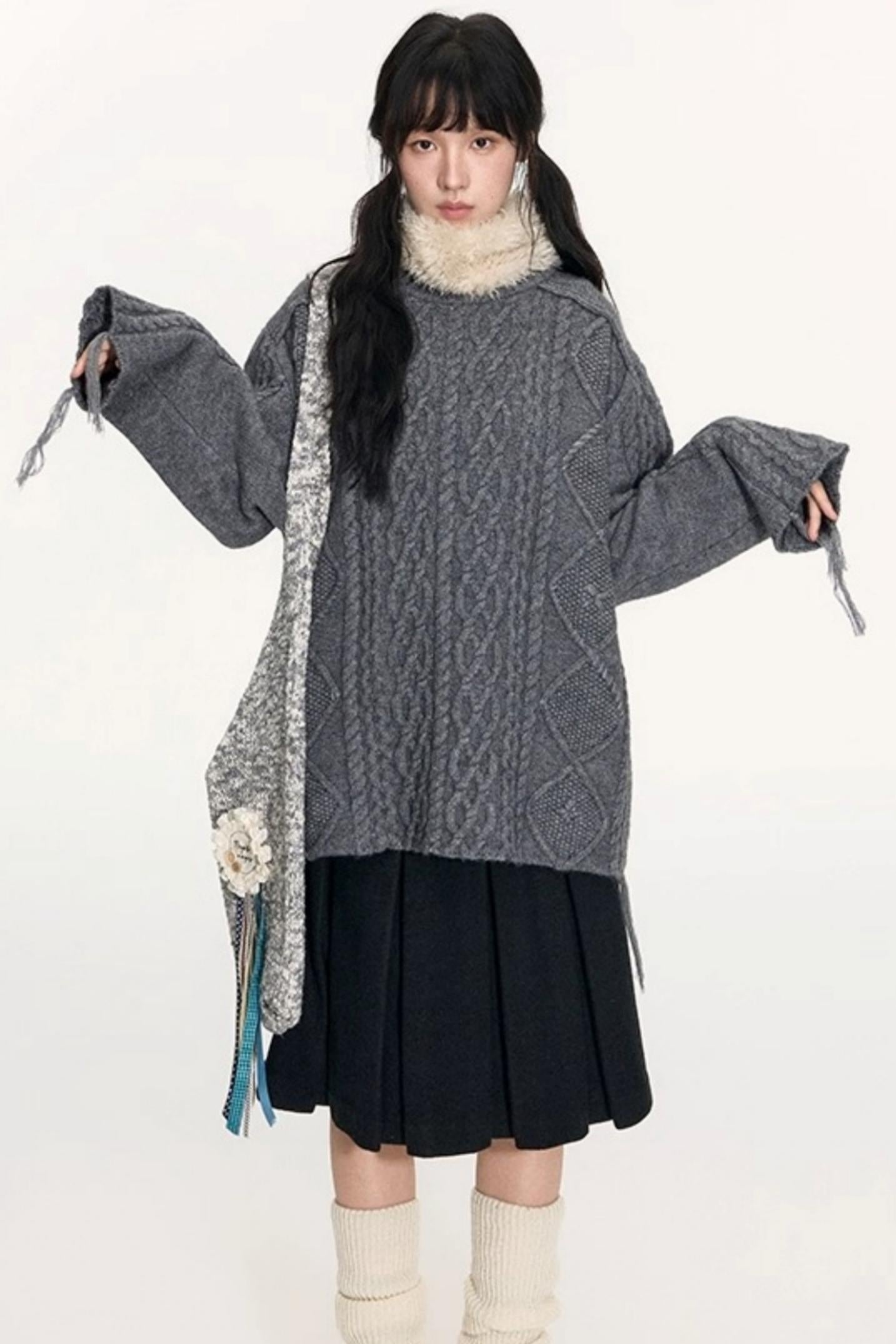 Nap Woolen A-Line Skirts