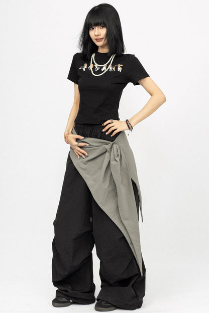 Puppy Print Short Sleeve Tee