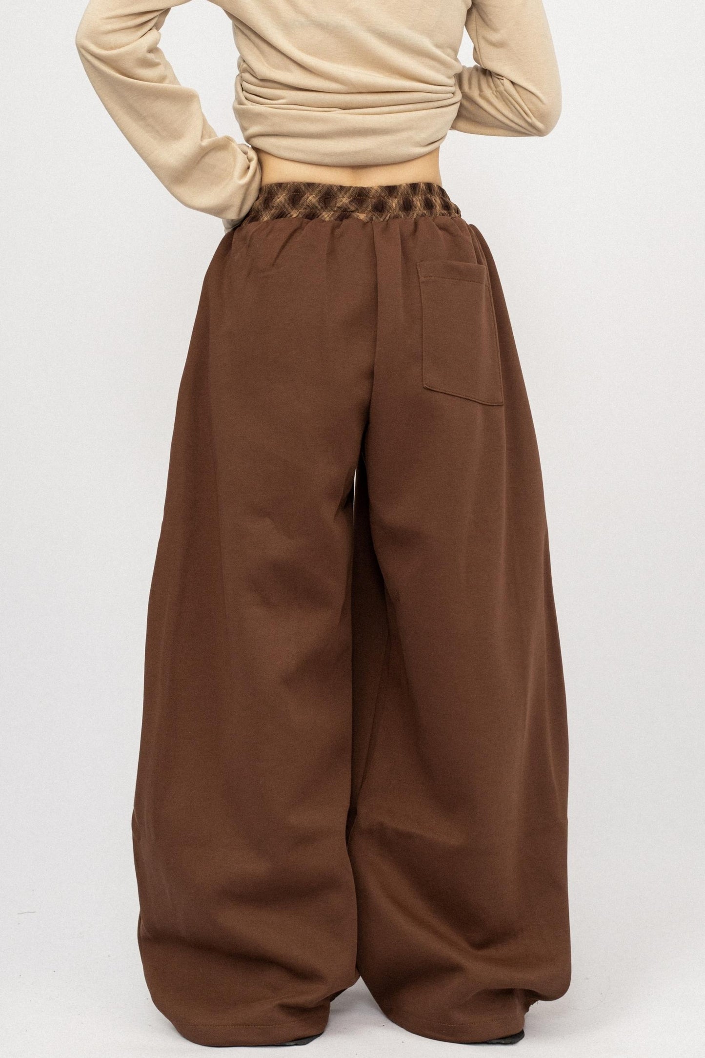 Retro Spice Girl Wide-Leg Pants