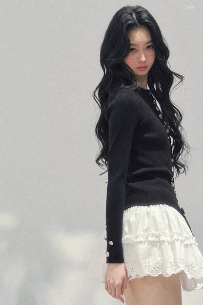 Lazy Style Slim Knitted Cardigan