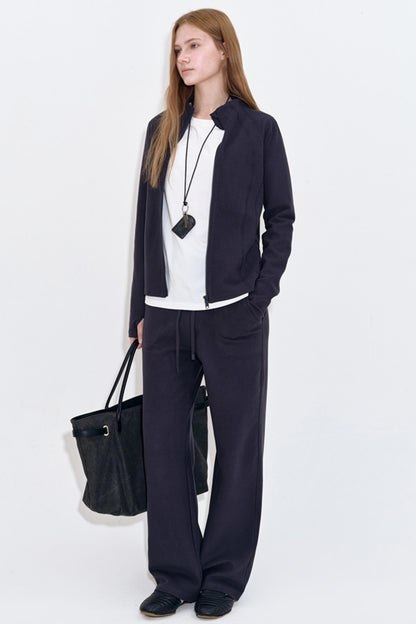 Urban Modern Sporty Cardigan Suit & Pants Set-Up