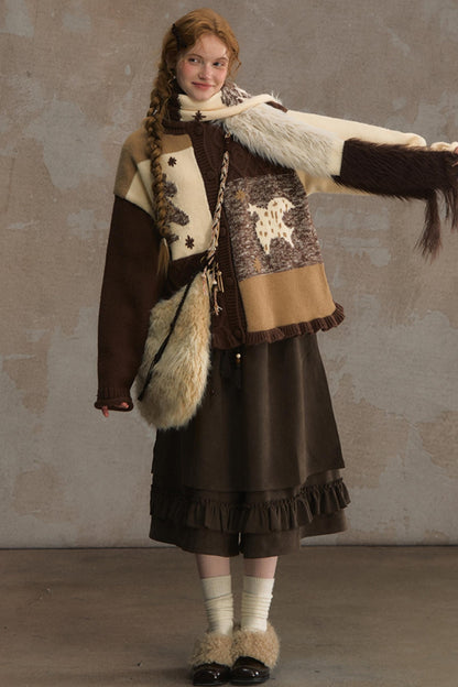 Wilderness Floral Jacquard Scarf