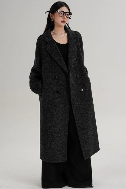 Textured Wool Suit Coat