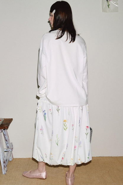 Custom Floral Long Sleeve Tee Set-Up