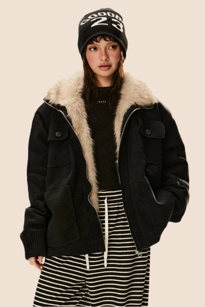 Versatile Furry Winter Jacket