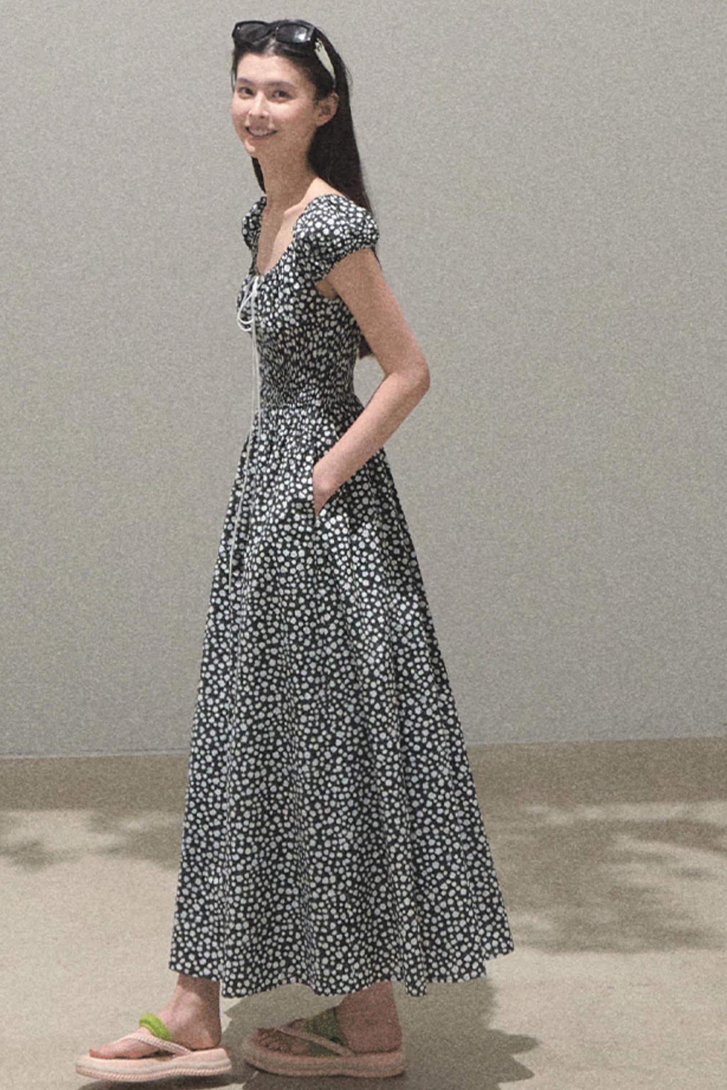 Blissful Tomato Leaf Dress