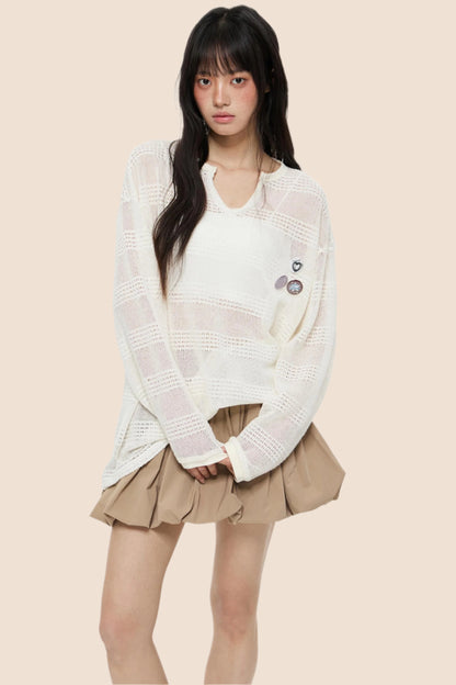 Breezy V-Neck Blouse