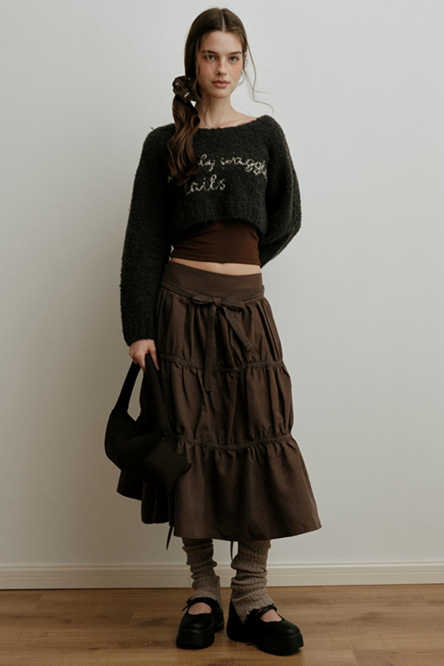 Light Luxury Wool Jacquard Top