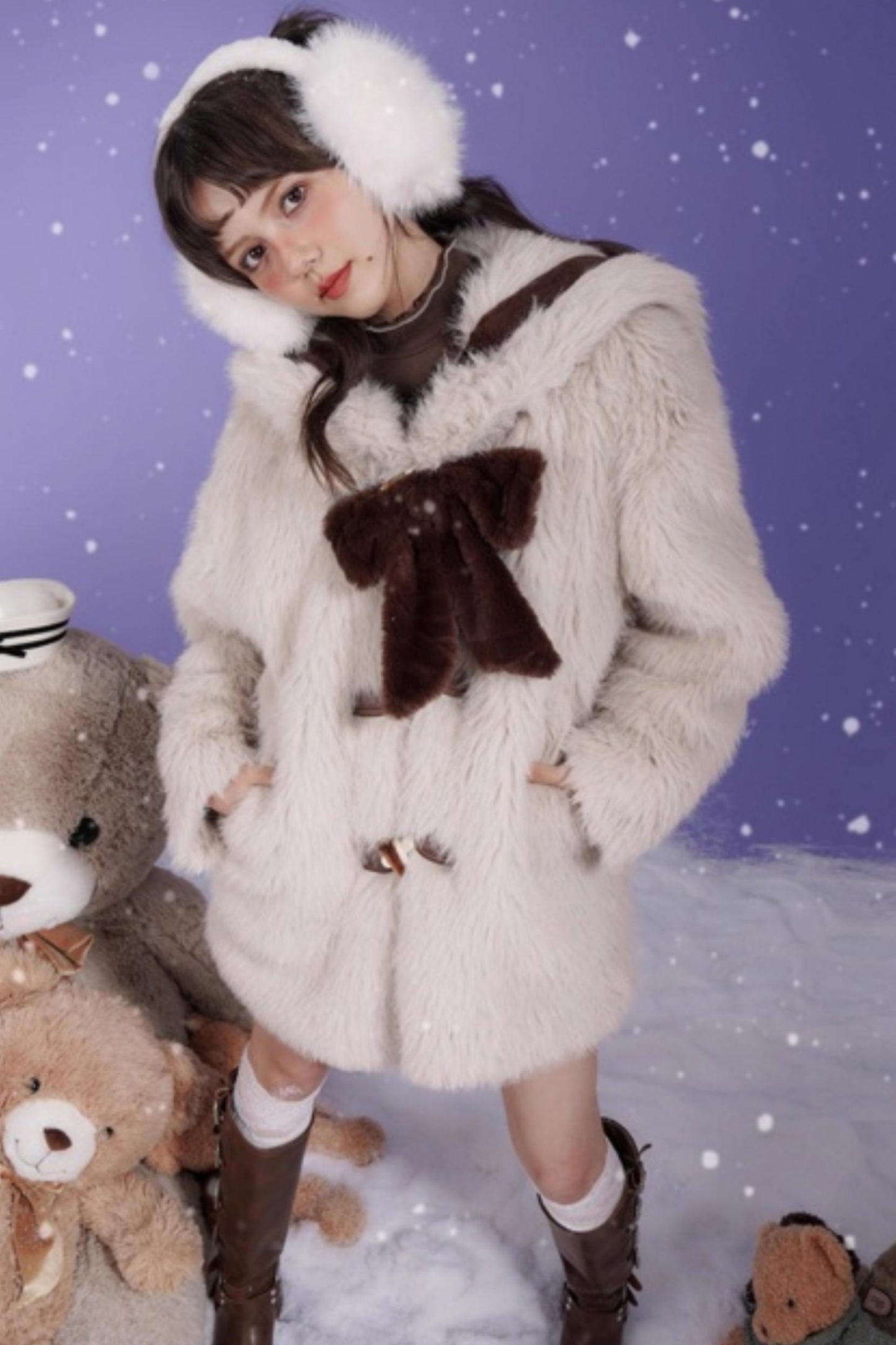 Little Bear Faux Fur Coat