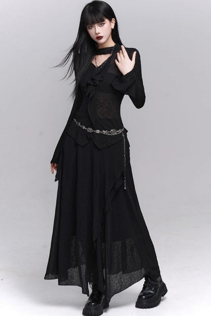 Autumn Korean Suit Skirt Set-Up