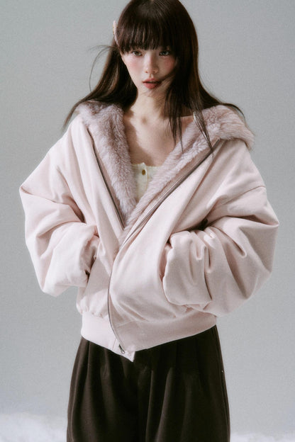 Casual Plush Reversible Jacket