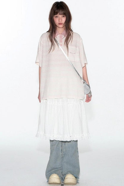 Summer Loose Polo Shirt