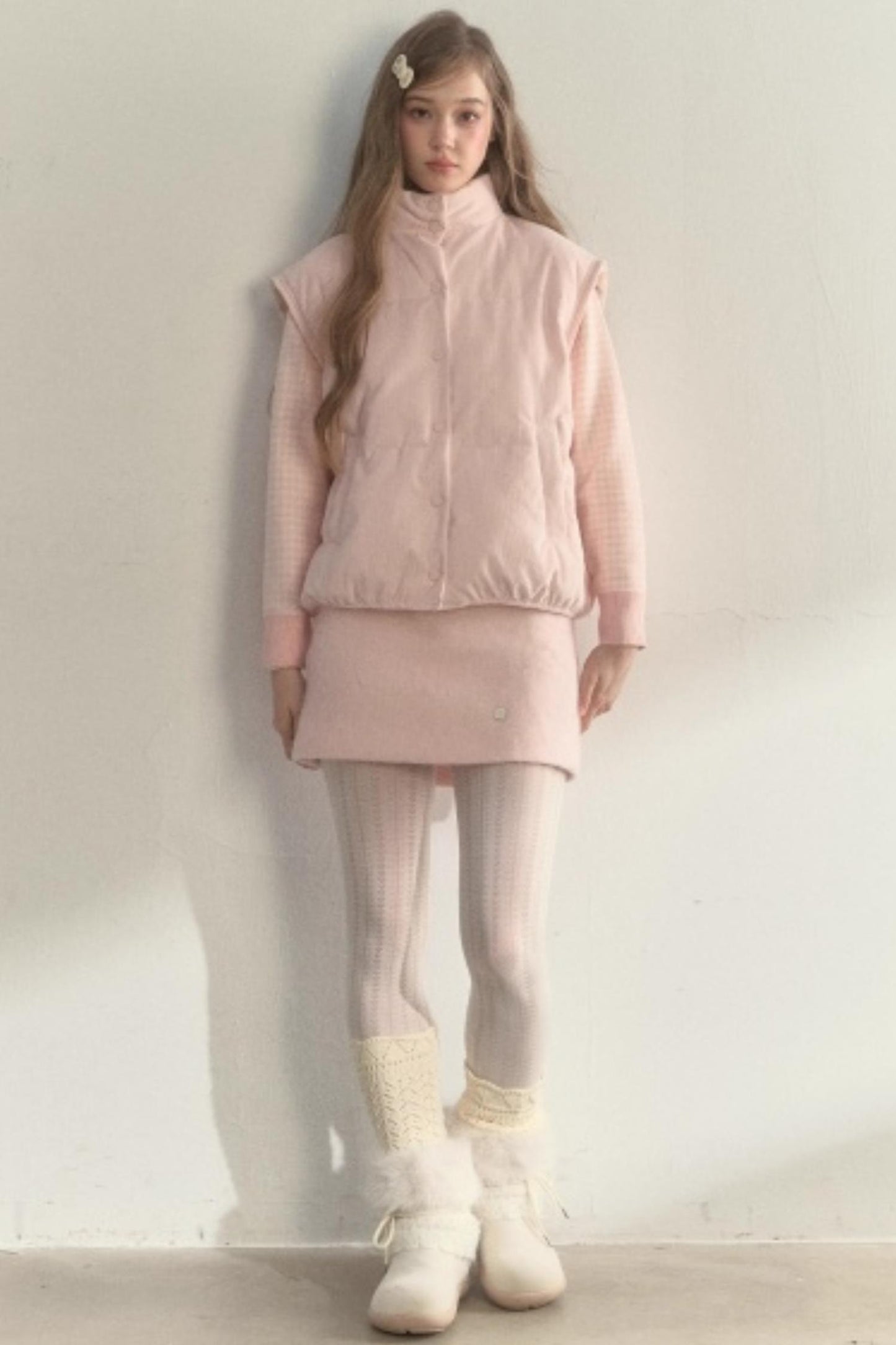 Corduroy Floral Reversible Jacket Set-Up