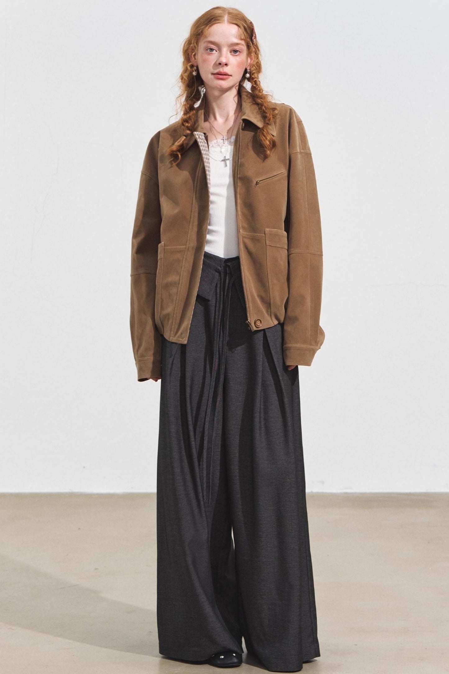 Flipped Waist Trousers