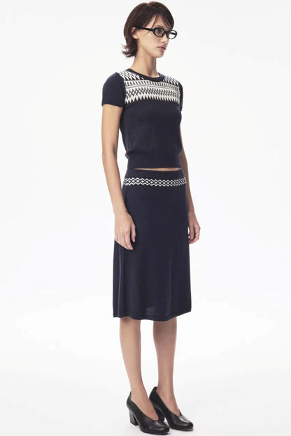 Wool Fair Isle Knit Set-Up