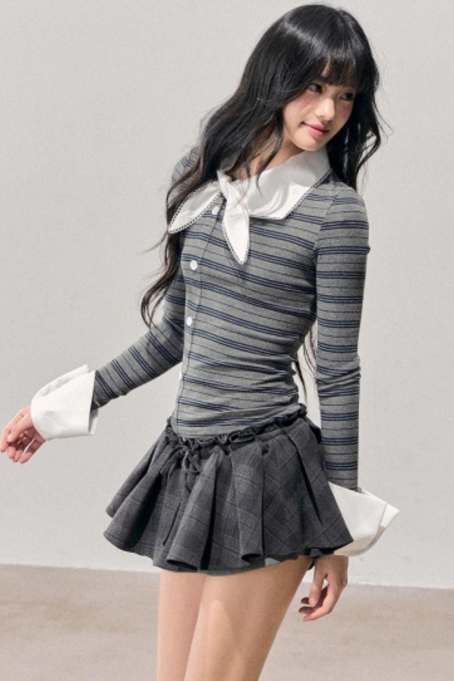 Unsent Mailbox Striped Top