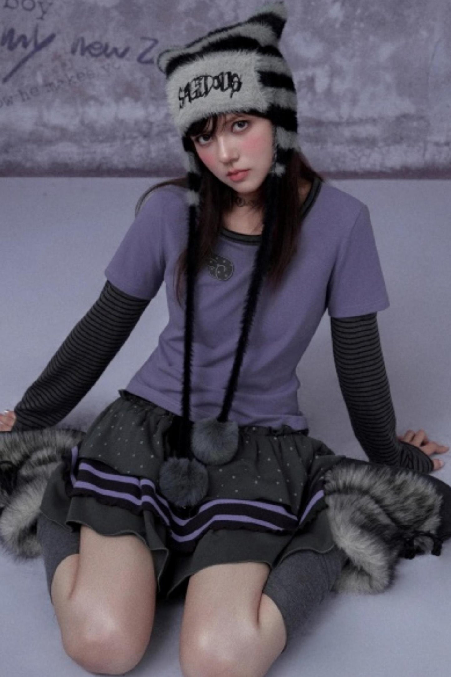 Energetic Striped Autumn Top