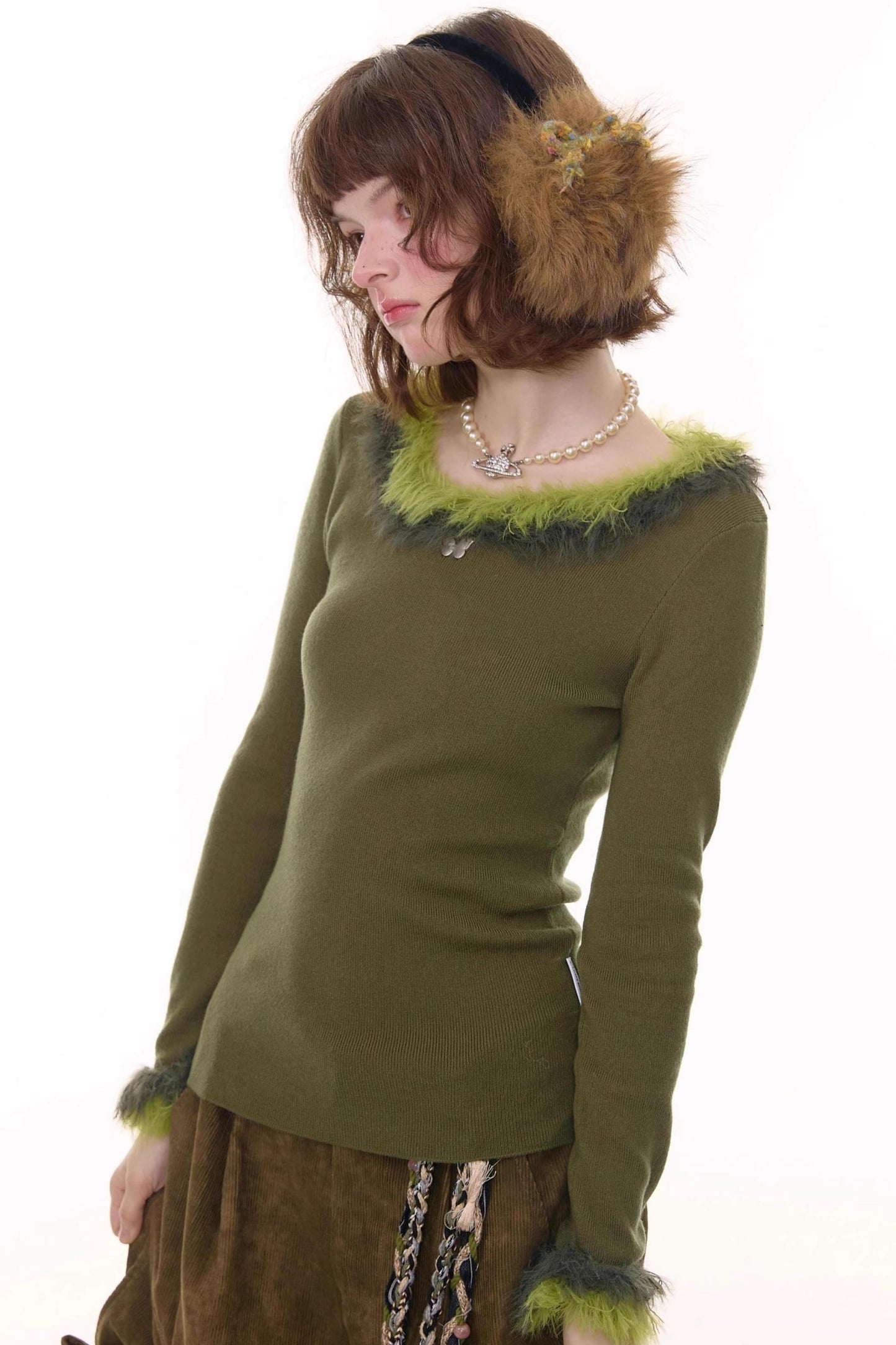 American Retro Knitted Sweater