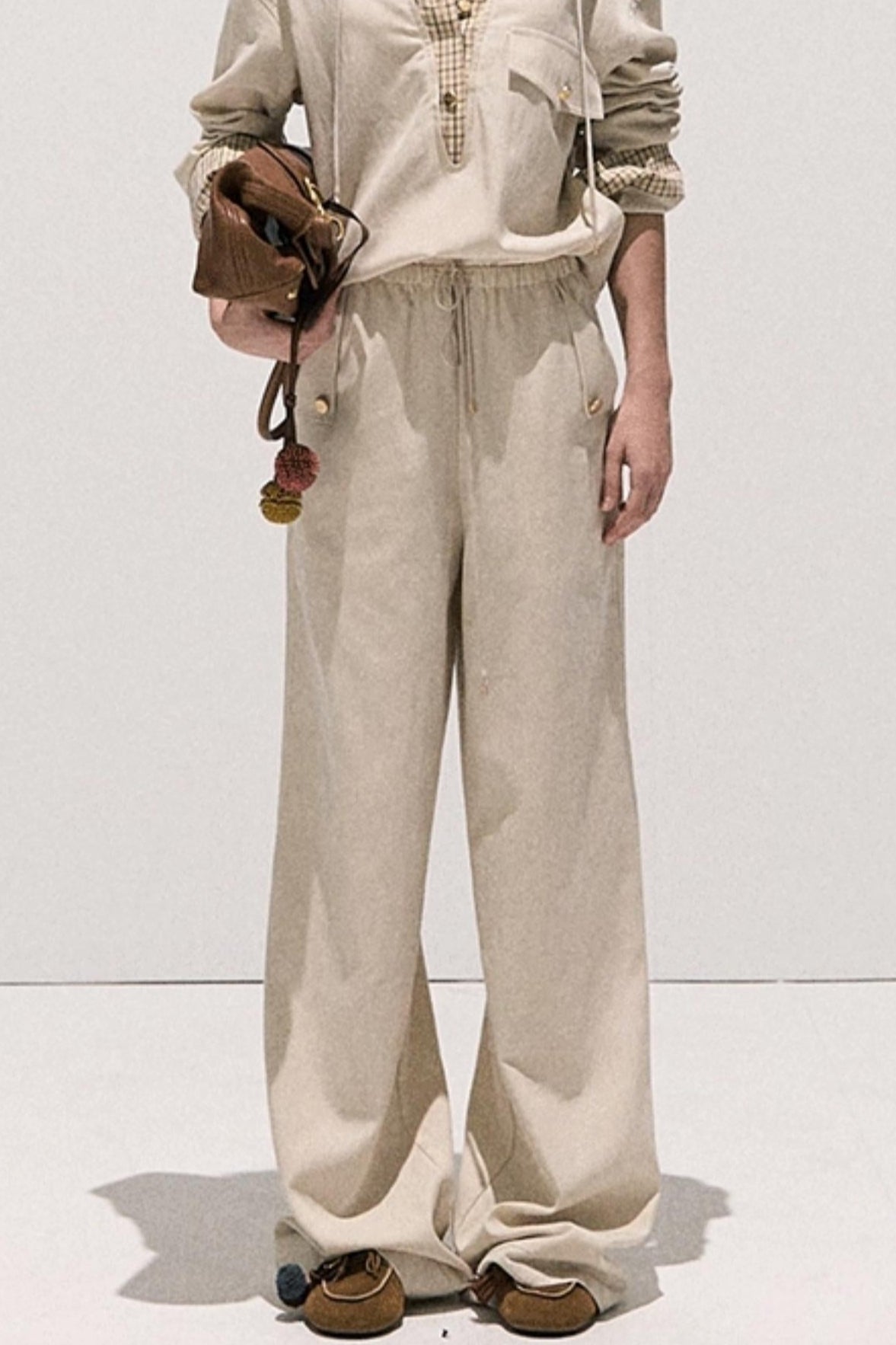 High Sense Cotton Shirt With Pants Set-Up