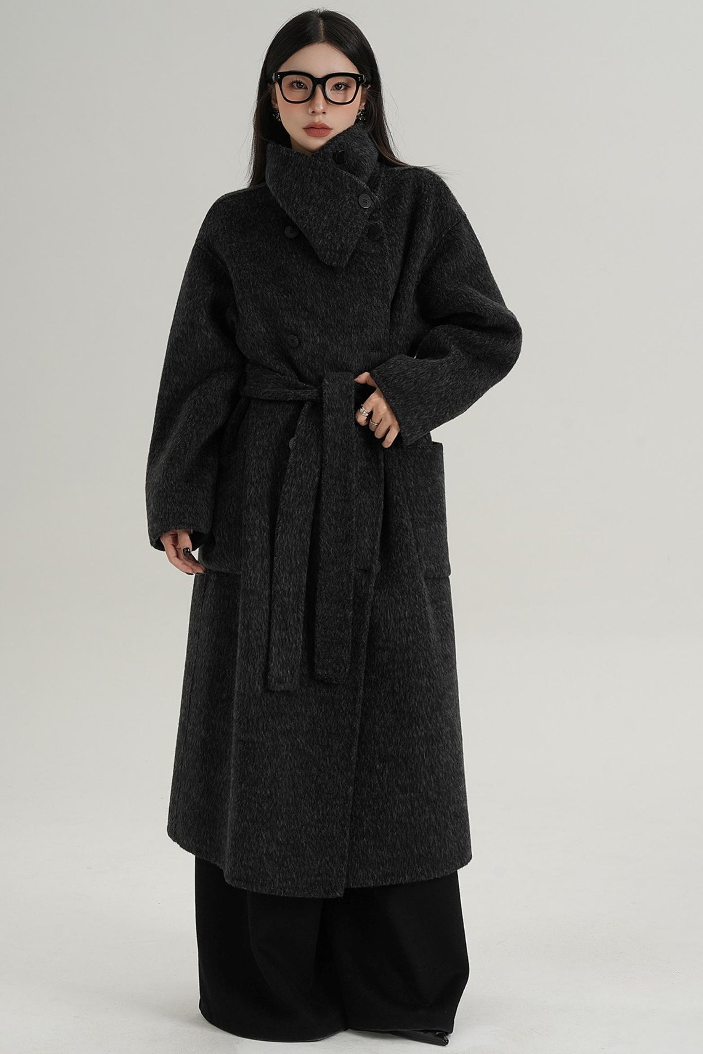 Square Wool Coat