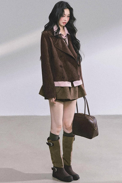 Autumn Collegiate Trench Coat