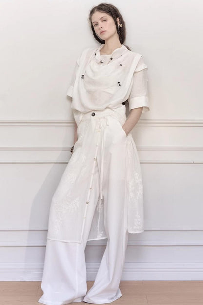 Yuan Wave Stack Pants