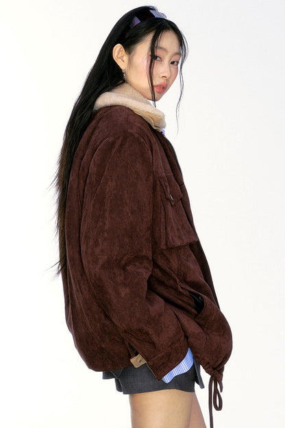 FURLAR SUEDE THICK JACKET