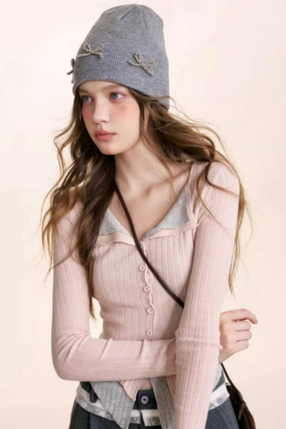 Romantic Wool Blend Cardigan