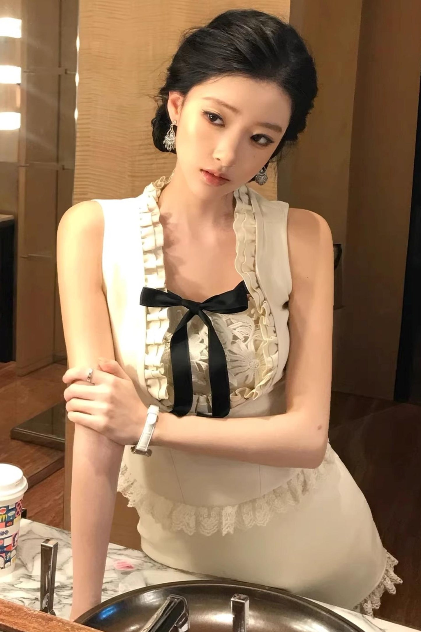 Thousand Gold Bow Two-Piece Matching Set