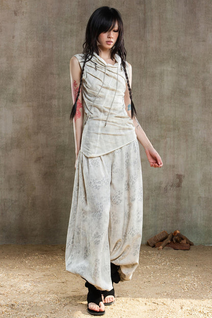 Retro Fishbone Pants