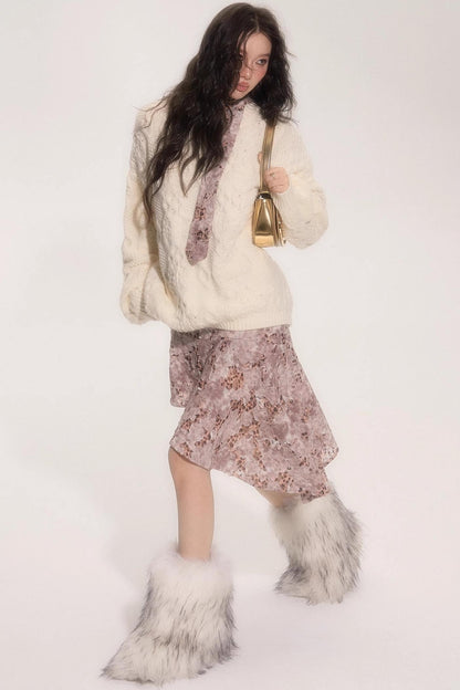 Island Wool Knit Sweater