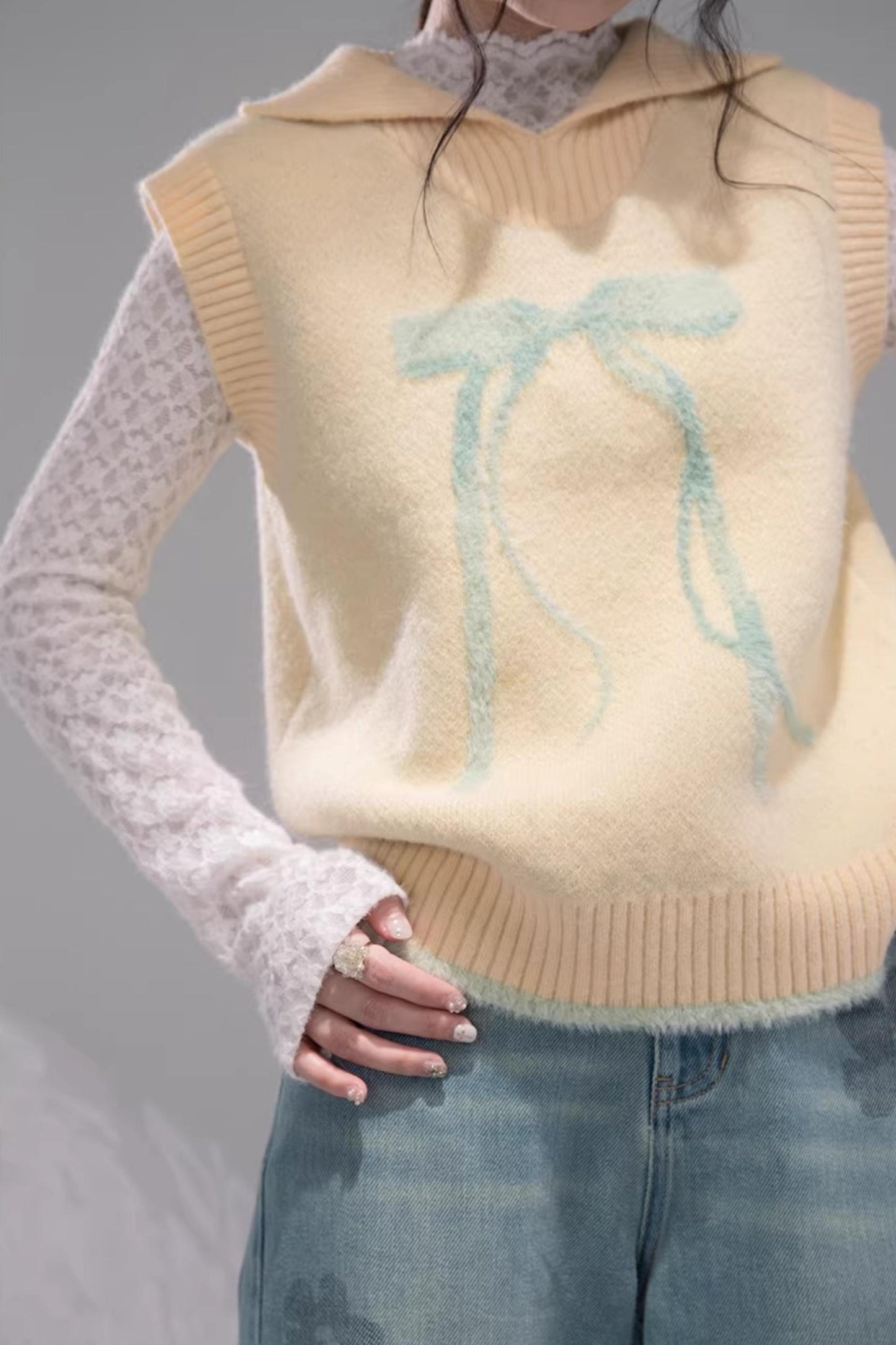 Bright Spring Day Knit Vest