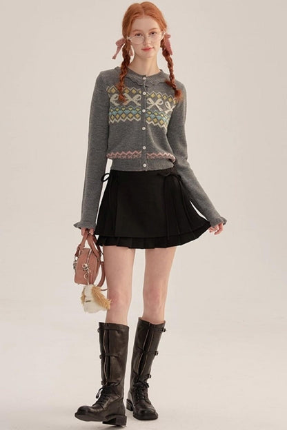 Bow Tie A-Line Skirt